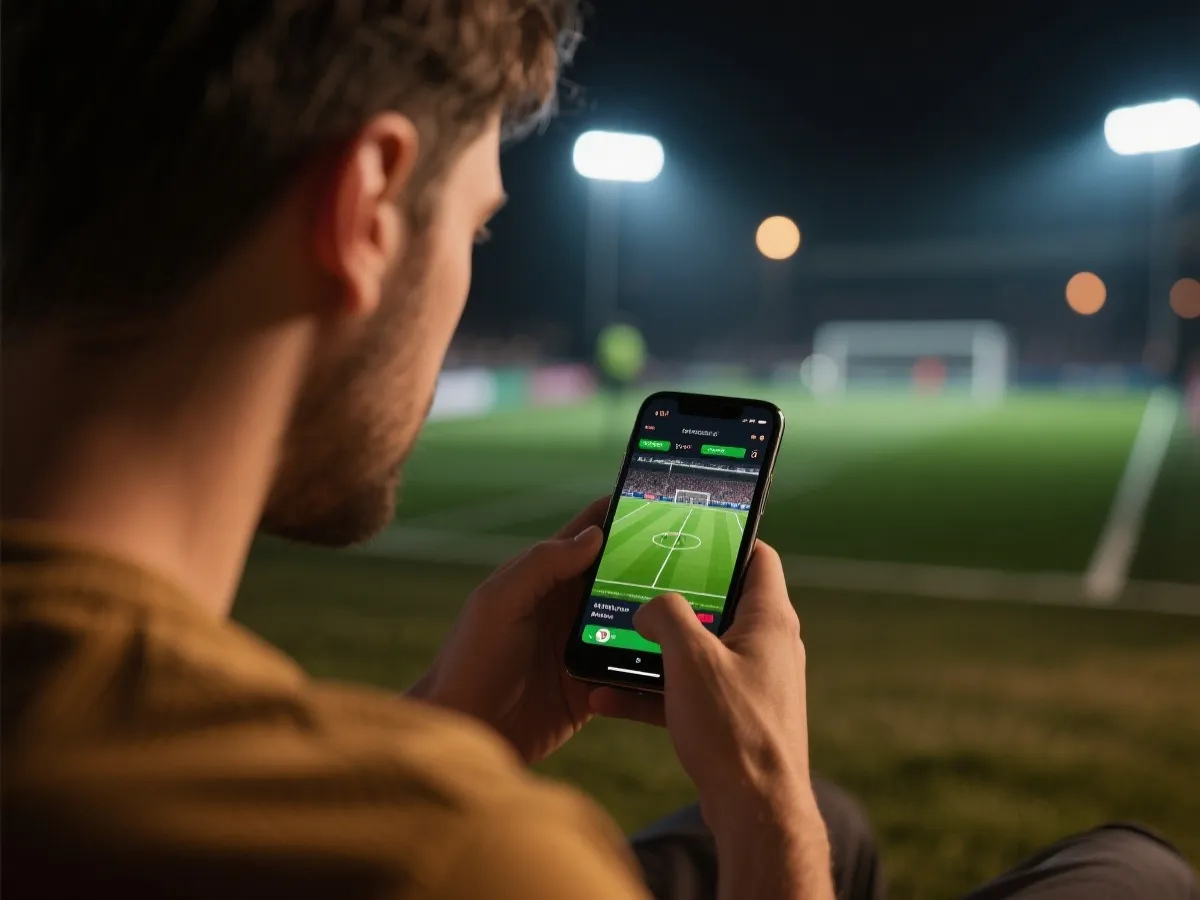 使用手機掌握賽事動態